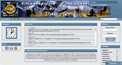 Desktop Screenshot of dampfer-forum.net