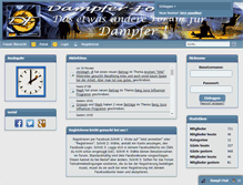 Tablet Screenshot of dampfer-forum.net